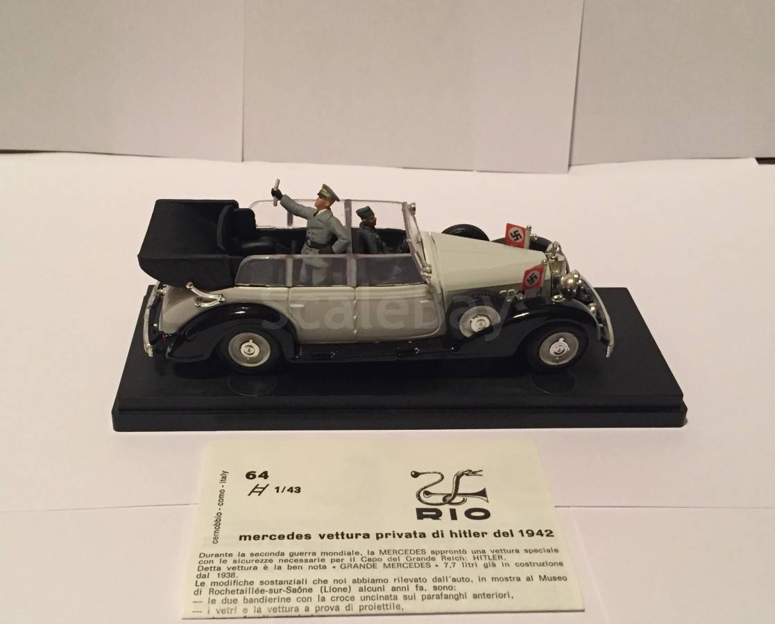 Rio 1:43 mercedes 770 Vienna 1938 Hermann Goering | Аукцион масштабных ...