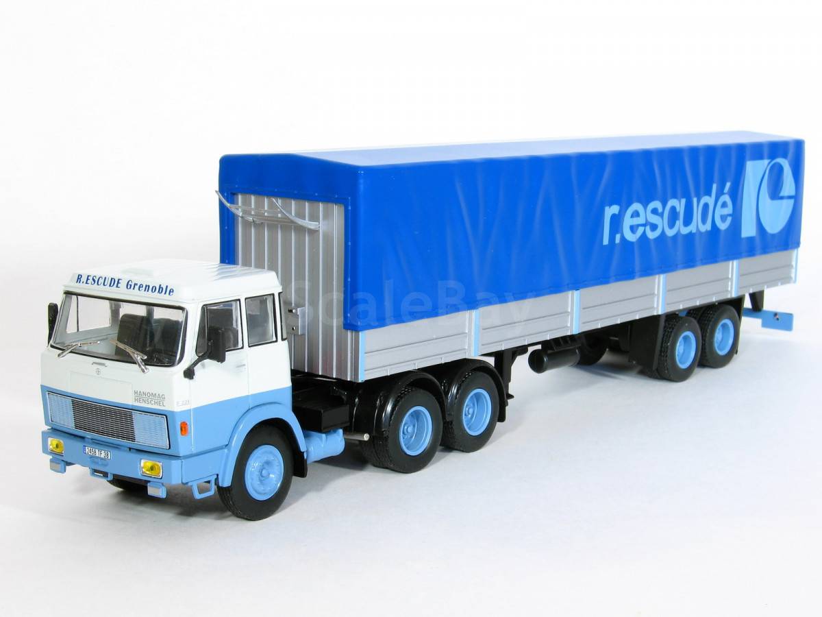 CAMION HANOMAG HENSCHEL F 221 Semi-Remorque Tps R. Escude 1 43 EUR 36