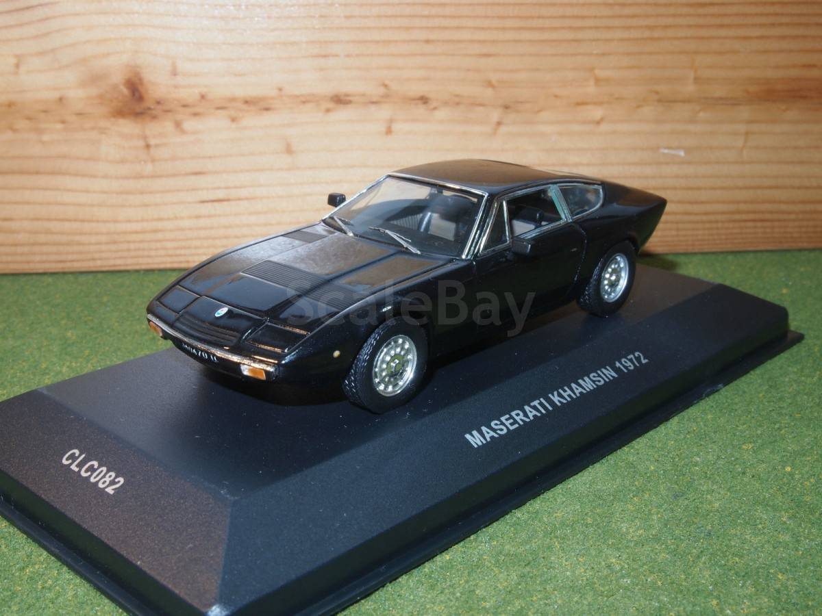 Ixo 1:43 Maserati Khamsin Année 1972 noir CLC082 modèle voiture CLC082