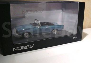 NOREV PLASTIQUE 1/43 Simca Oceane Rouge Original Ancien EUR 48,00 - FR