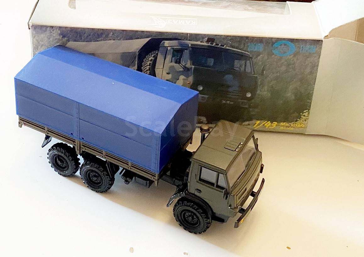 Модель автомобиль КАМАЗ- 43105 1/43 ЭЛЕКОН | Аукцион масштабных и ...