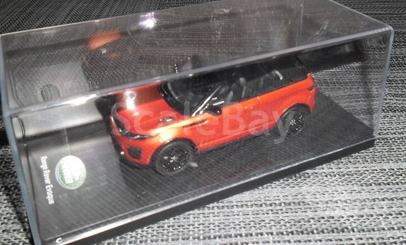 Modèles TSM Range Rover Evoque Convertible Orange Métallisé 1-43