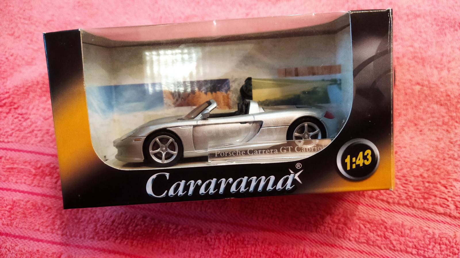Porsche Carrera GT Grigio – Modellino HTC Scala 1/43 CARARAMA Da Collezione
