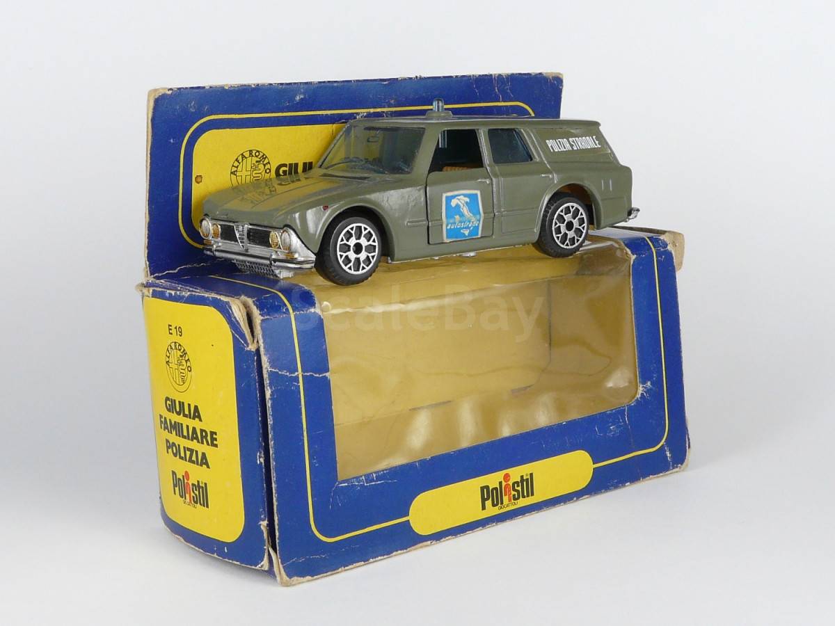 Alfa Romeo Giulia Familiare Carabinieri 1976 - Polistil AE15 1/43 (occasion, Sans Boîte)