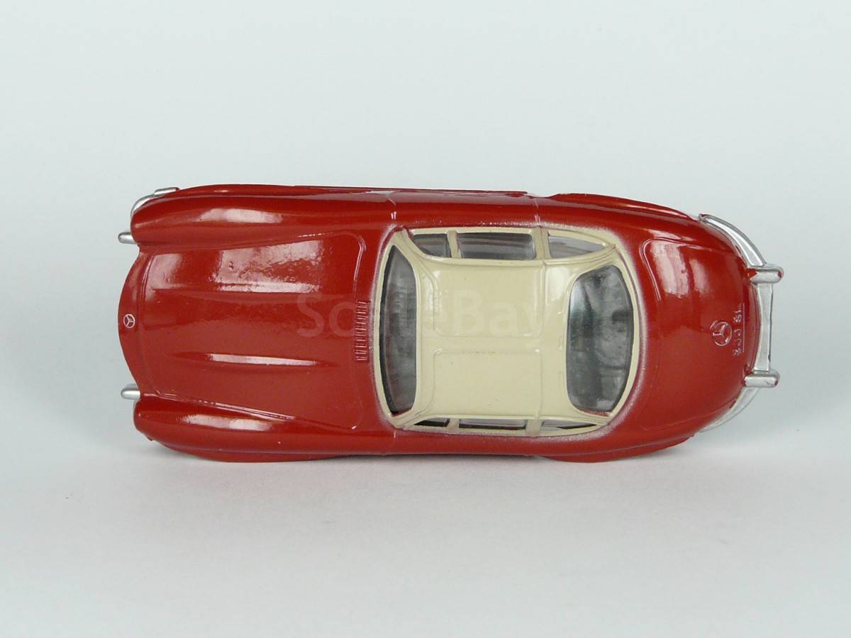 Miniature QUIRALU 1/43 Mercedes 300SL - Réédition Louis Surber - Métal Crème