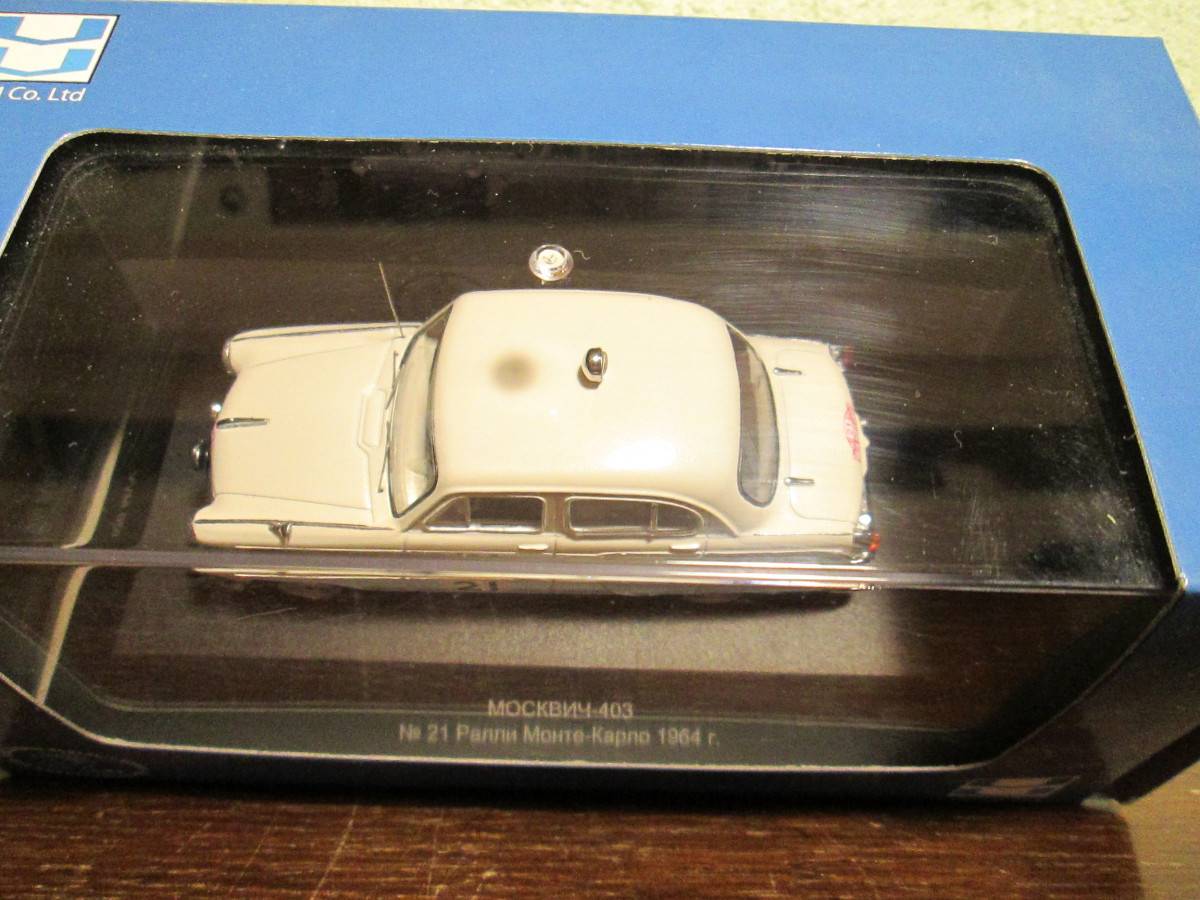 Москвич-403 №21 Ралли Монте-Карло 1964 | Аукцион масштабных и сборных ...