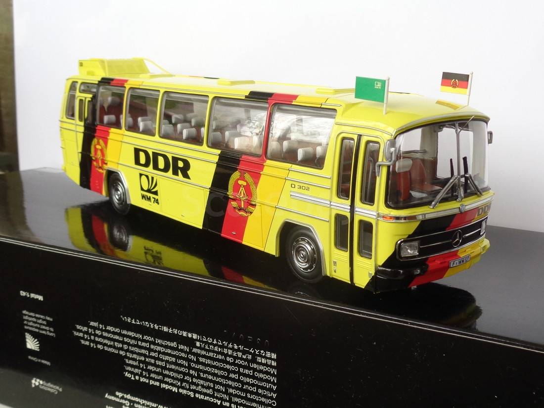 Mercedes-Benz O-302 BuS FuBball-WM (1974) | Аукцион масштабных и ...