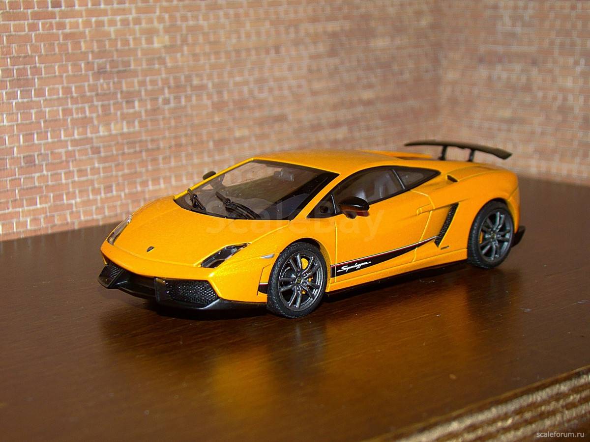 Lamborghini Gallardo lp570 4 Superleggera оранжевая