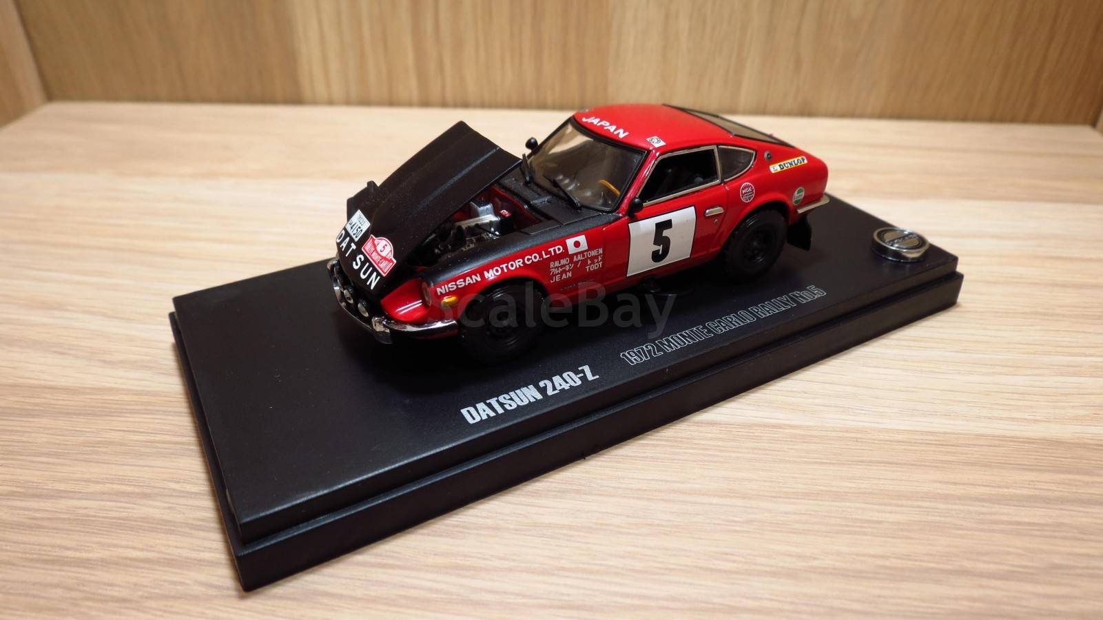 Datsun 240Z 5 Rallye Monte Carlo 1972 3ème Aaltonen Todt Spark S6280 - Miniatures Autos Motos