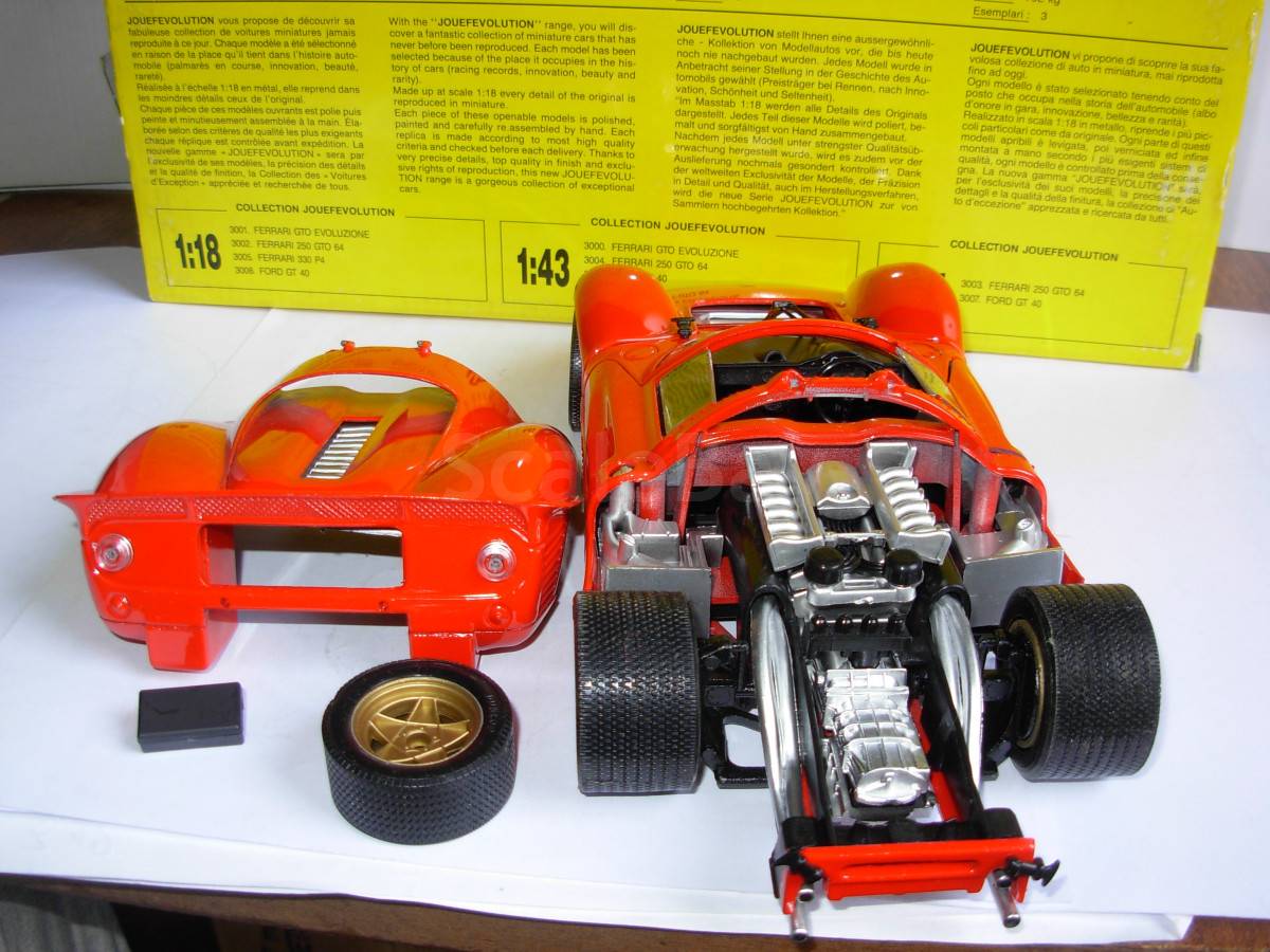 Ferrari 330 P4 in 1/18 2 Stück von Jouef evolution offen Modellbau
