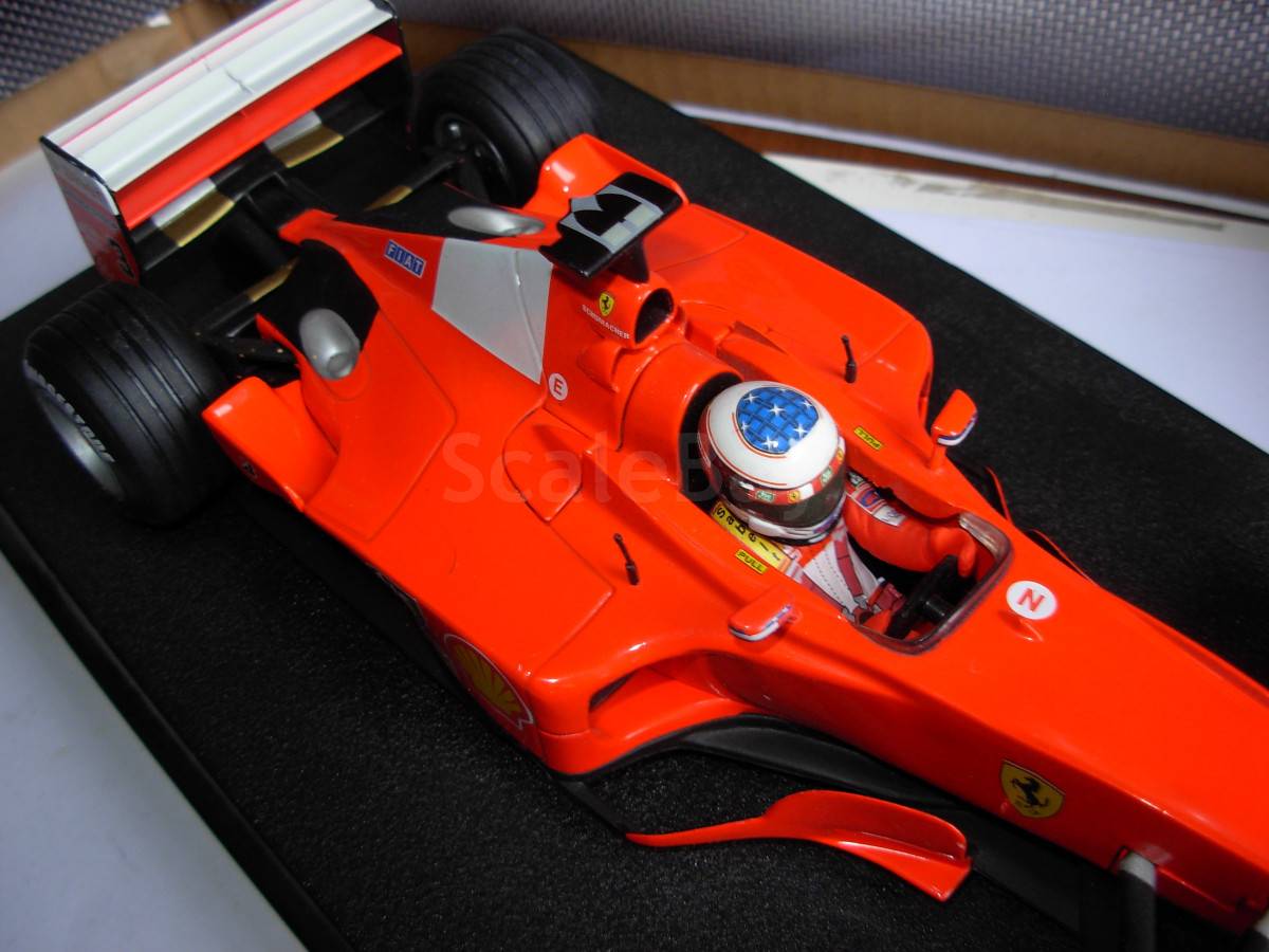 MATTEL HOT WHEELS F1 26748 FERRARI F2000 #3 SCHUMACHER GP 2000 1/43
