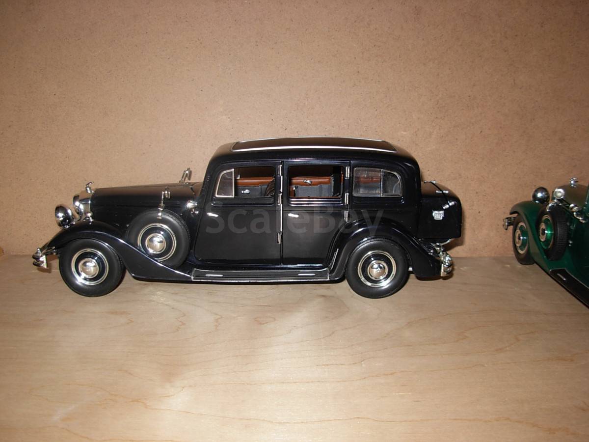 Ricko 1/18 Horch 851 Pullman 1935 Noire, Modèle 32109, Occasion
