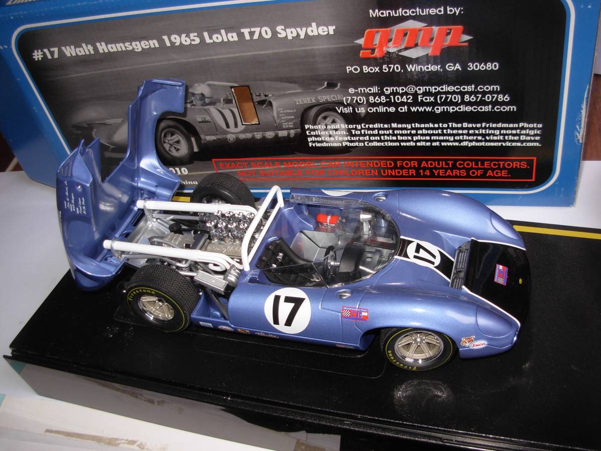 最大56%OFFクーポン GMP#17 Walt Hansgen 1965 Lola T70 Spyder fawe.org