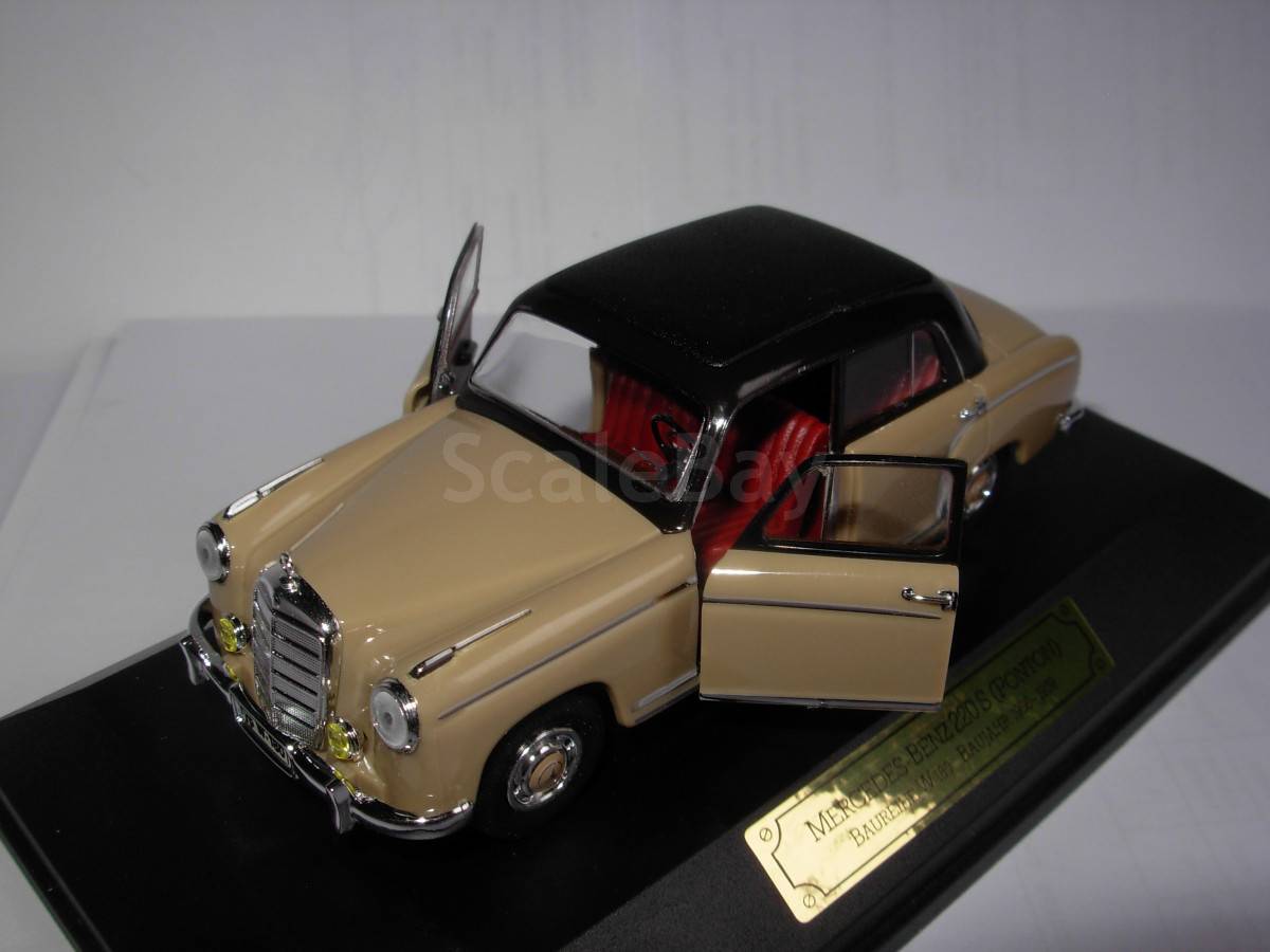 Miniature Faller Mercedes 220 SL Ponton 1/43 – Memory Cars – Boîte D'origine