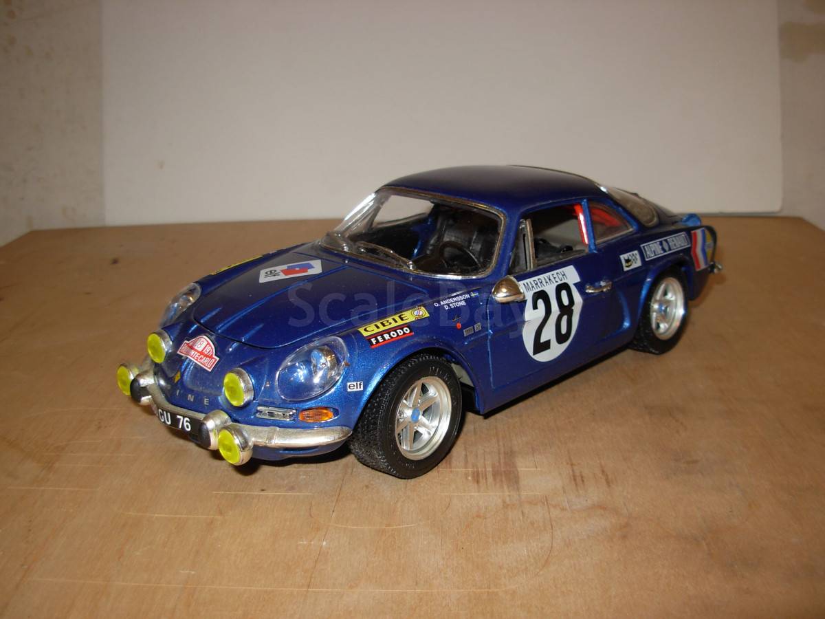 ALTAYA RENAULT ALPINE A 110 1800 #18 JL ANDRUET RALLY MONTE CARLO 1973 1/18