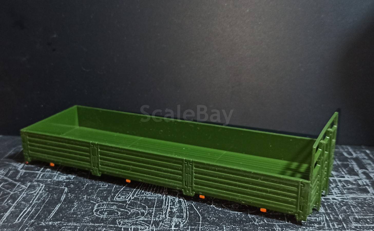 Кузов камаз-65117 - зеленый 1:43 | Аукцион масштабных и сборных моделей