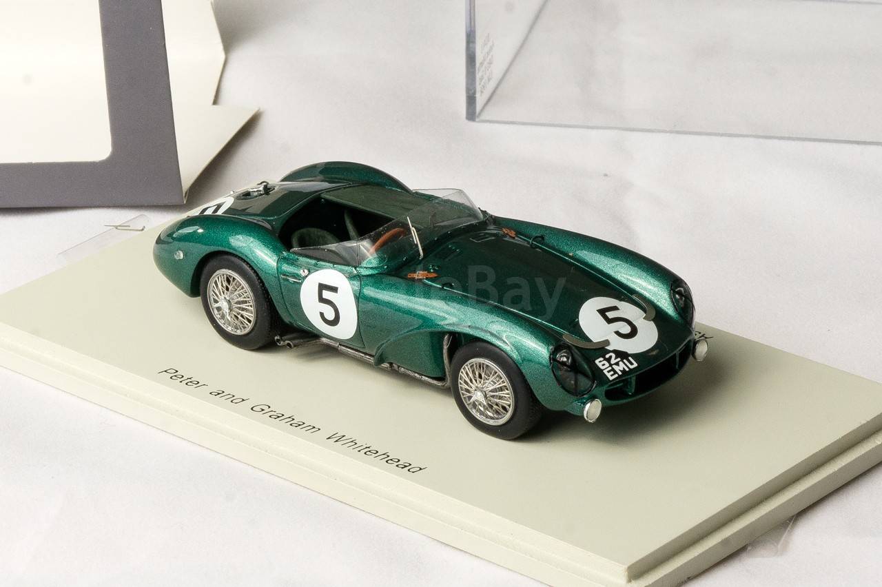 Aston Martin DB3S N°9 – Spark 1/43 – 24h Le Mans 1956 – Walker & Salvadori – Résine