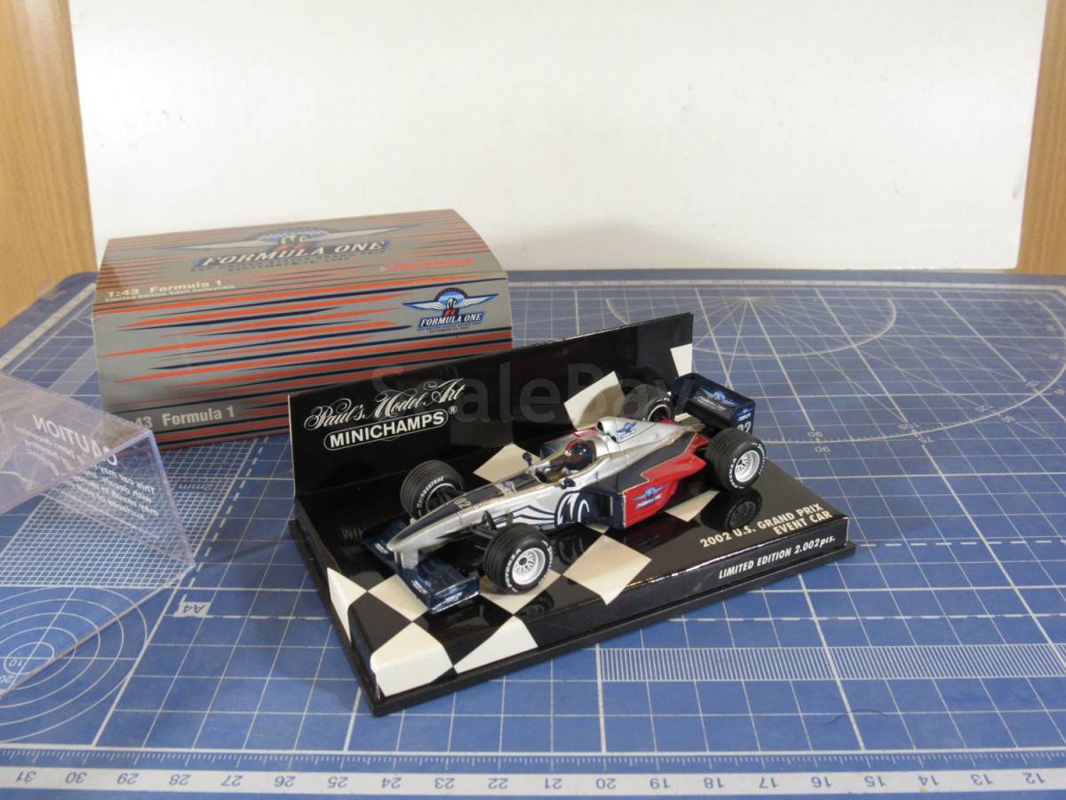 F1 IMS EVENT CAR US DE 2002 AU 1/18 SCALE AC8020301 MINICHAMPS