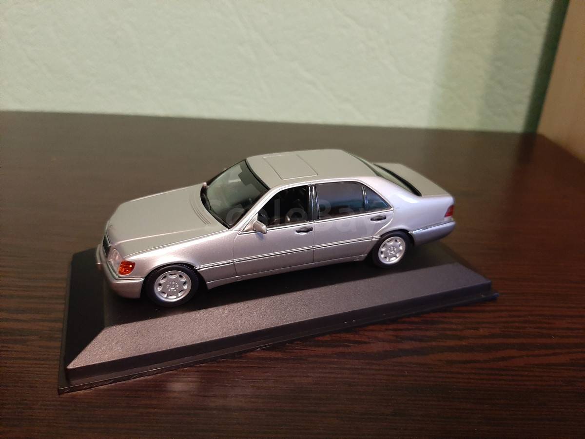 1991-1997 Mercedes-Benz 600 SEL W140 AMG limousine bleu-noir mét. code 199 1/43-JM258-1 1991-1997 Mercedes-Benz 600 SEL W140 AMG limousine bleu-noir mét. code 199 1/43-JM258-1