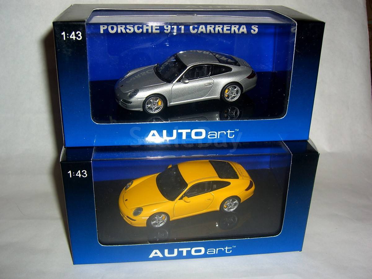 Porsche 911(997) Carrera S AutoArt 1/43 --- Порше Каррера ЖЁЛТЫЙ ...
