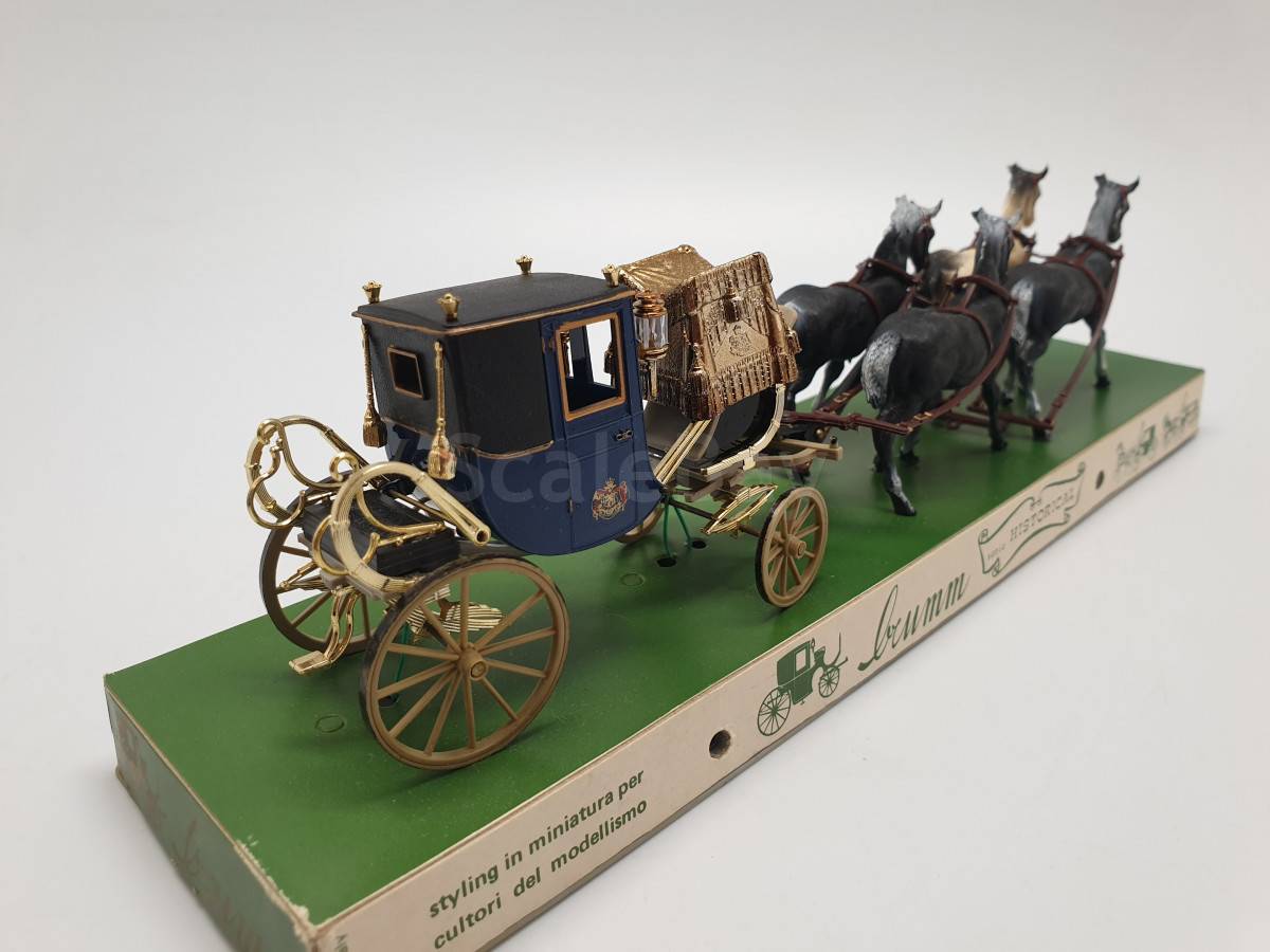 Figurine Brumm 013 vintage Série Historique 1/43 - Voiture Dress Chariot du Comte de Caledonia resté dans son emballage d'origine - Jeux & Jouets