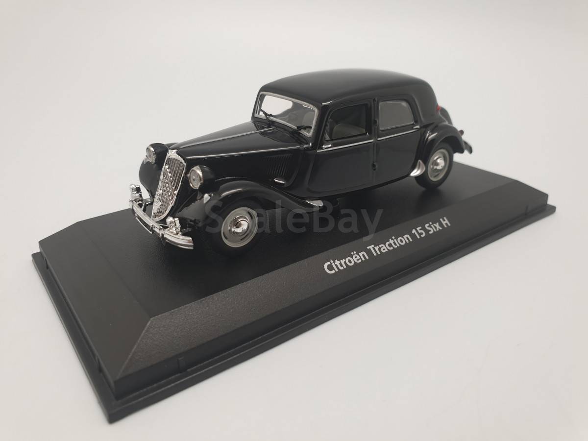 Norev Citroën Traction 15 Six Bleue – Reproduction étiquette Boîte – Code 3
