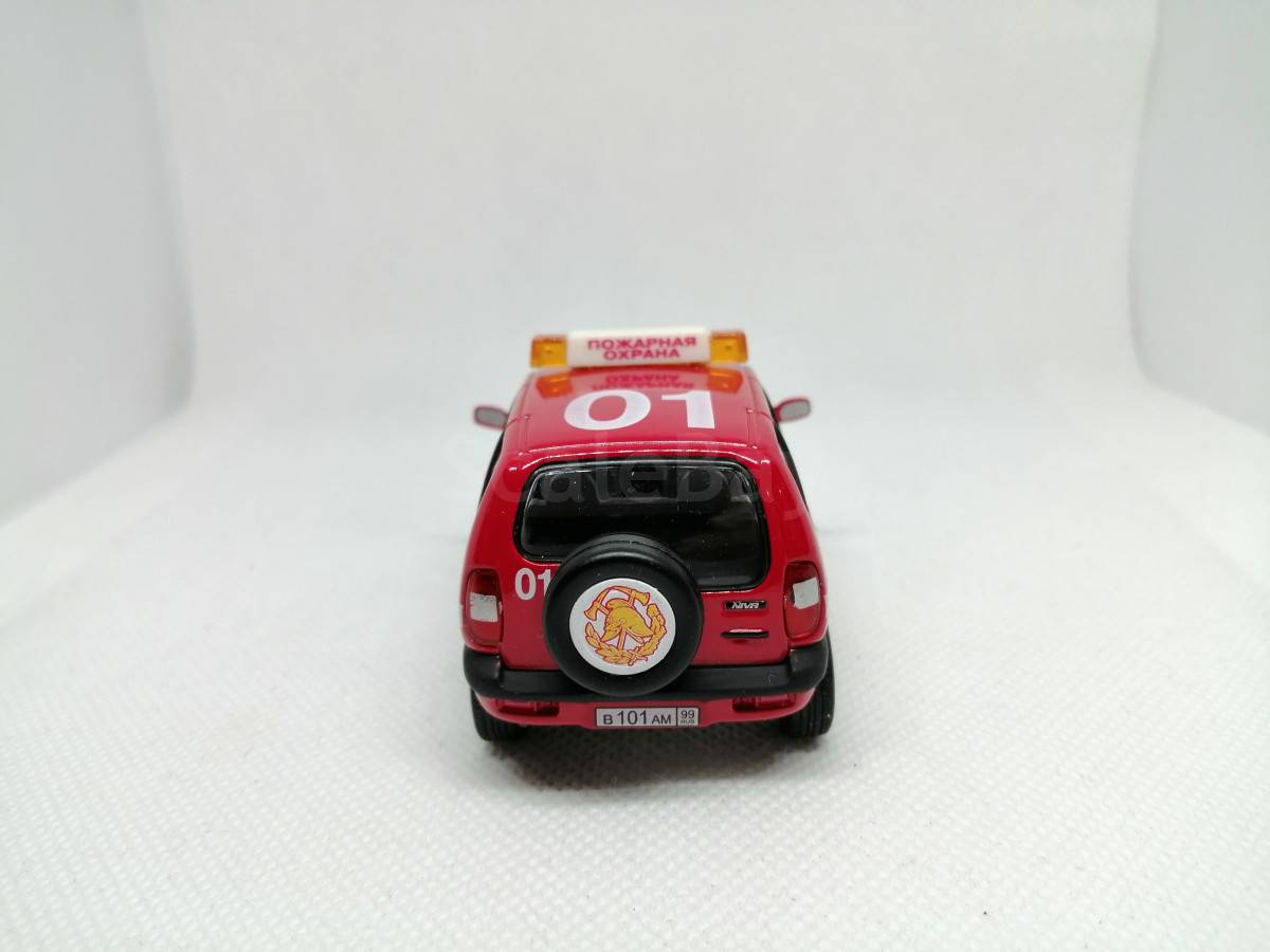 Chevrolet Niva Нива Пожарная охрана | Аукцион масштабных и сборных моделей