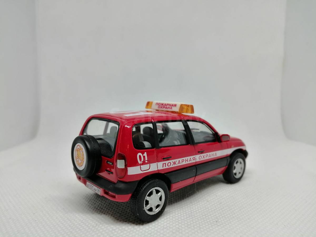 Chevrolet Niva Нива Пожарная охрана | Аукцион масштабных и сборных моделей