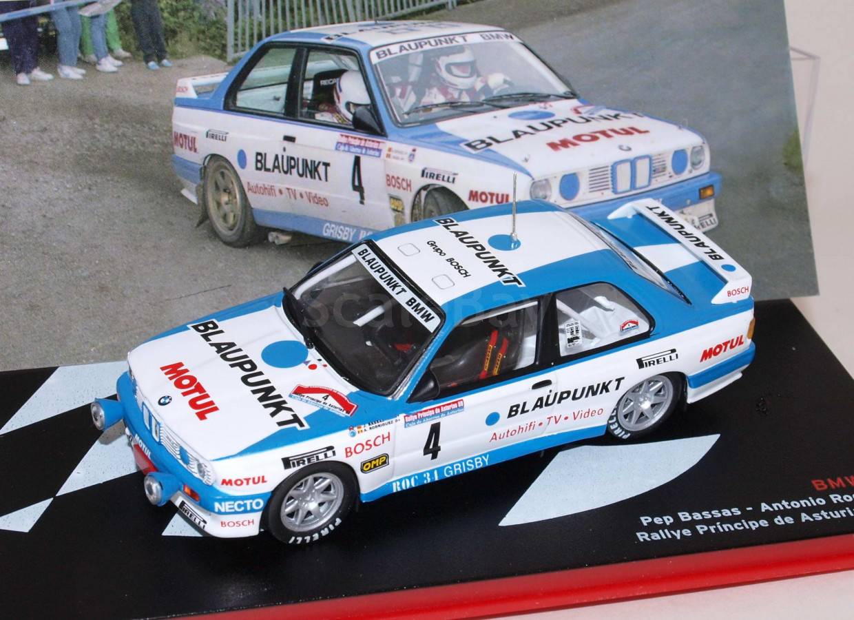 Miniature BMW M3 E30 Telefunken Pep Bassas - Fly - Réf. 99092 - Neuve