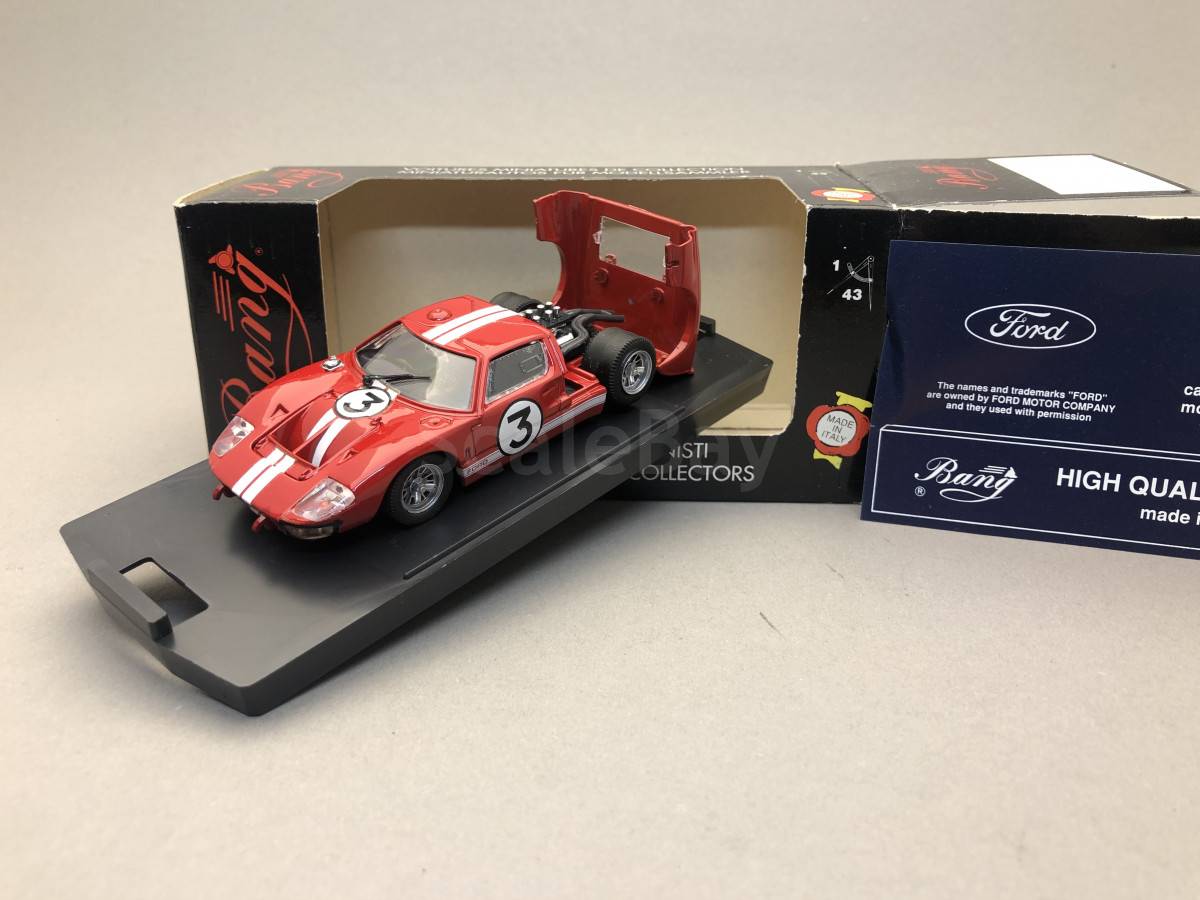 Diecast King Exoto 1966 Ford GT40 Mk II Le mans no5