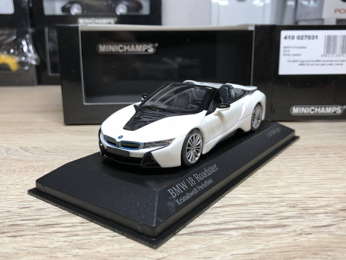 Minichamps 1/43 BMW I8 Roadster I15 Grey Metallic 2017 - 410027030