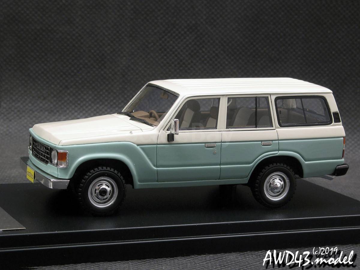 Toyota Mega Cruiser 1/43 Hi Story – Miniature Résine Blanche, 4x4, Boîte D'origine