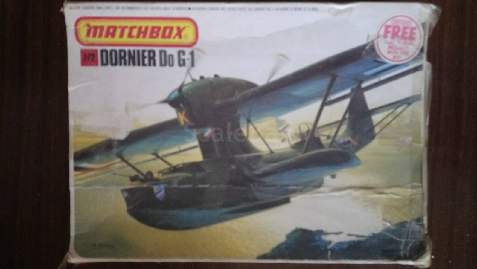 Thomas Gunn Miniatures Dornier DO G-1 K6K - Échelle 1:30 - 79cm - Avec Chariot Et Support