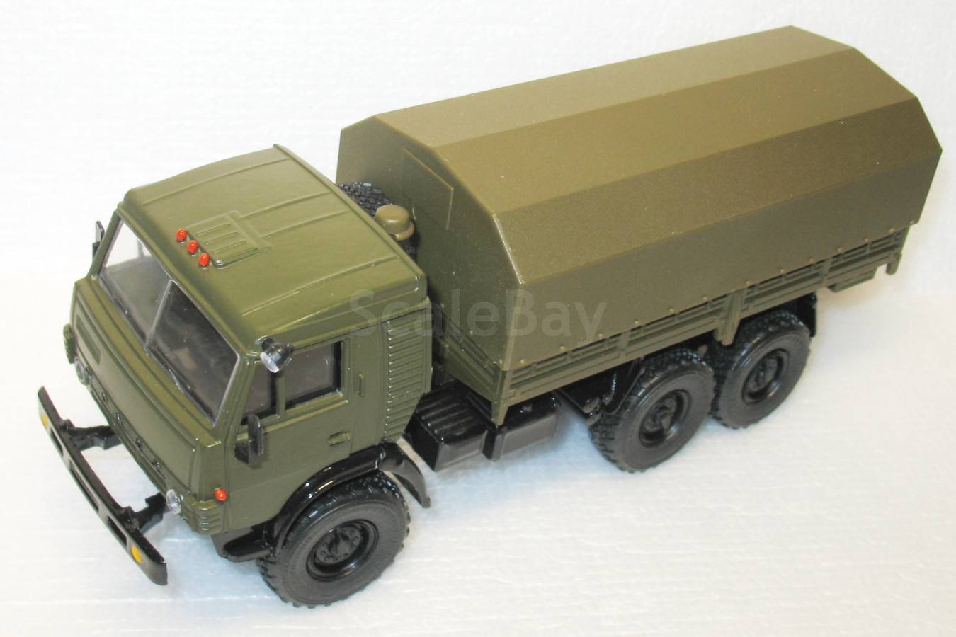 1/43 КамАЗ-43101-028 (43114) с тентом (Элекон) январь 2002, с ...