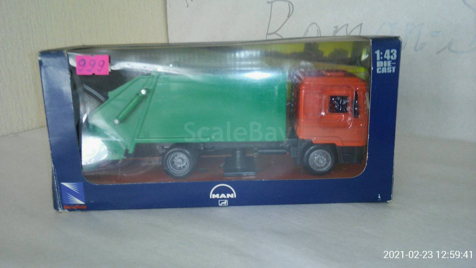 Модель 1 : 43 МАН ( МУСОРОВОЗ ) | Аукцион масштабных и сборных моделей