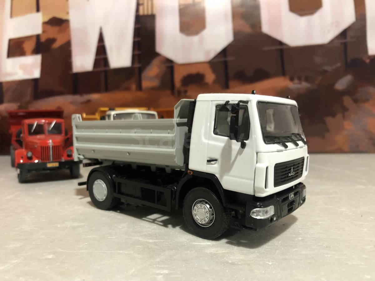 МАЗ 5550 самосвал | Аукцион масштабных и сборных моделей