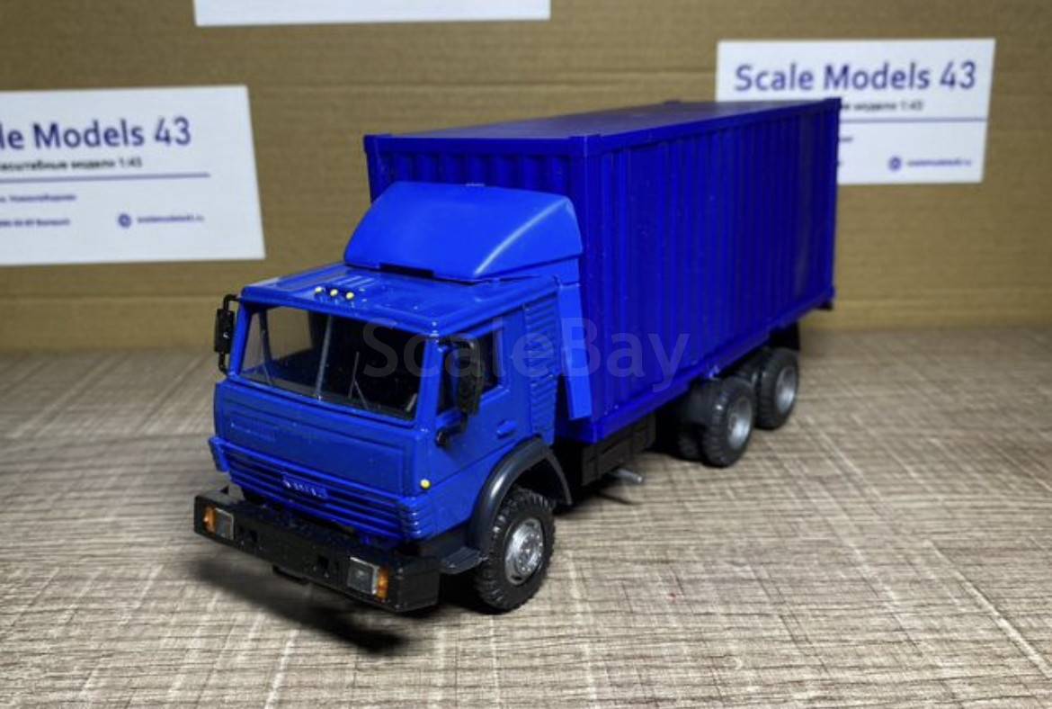 Камаз 53212 Контейнер 1:43 | Аукцион масштабных и сборных моделей