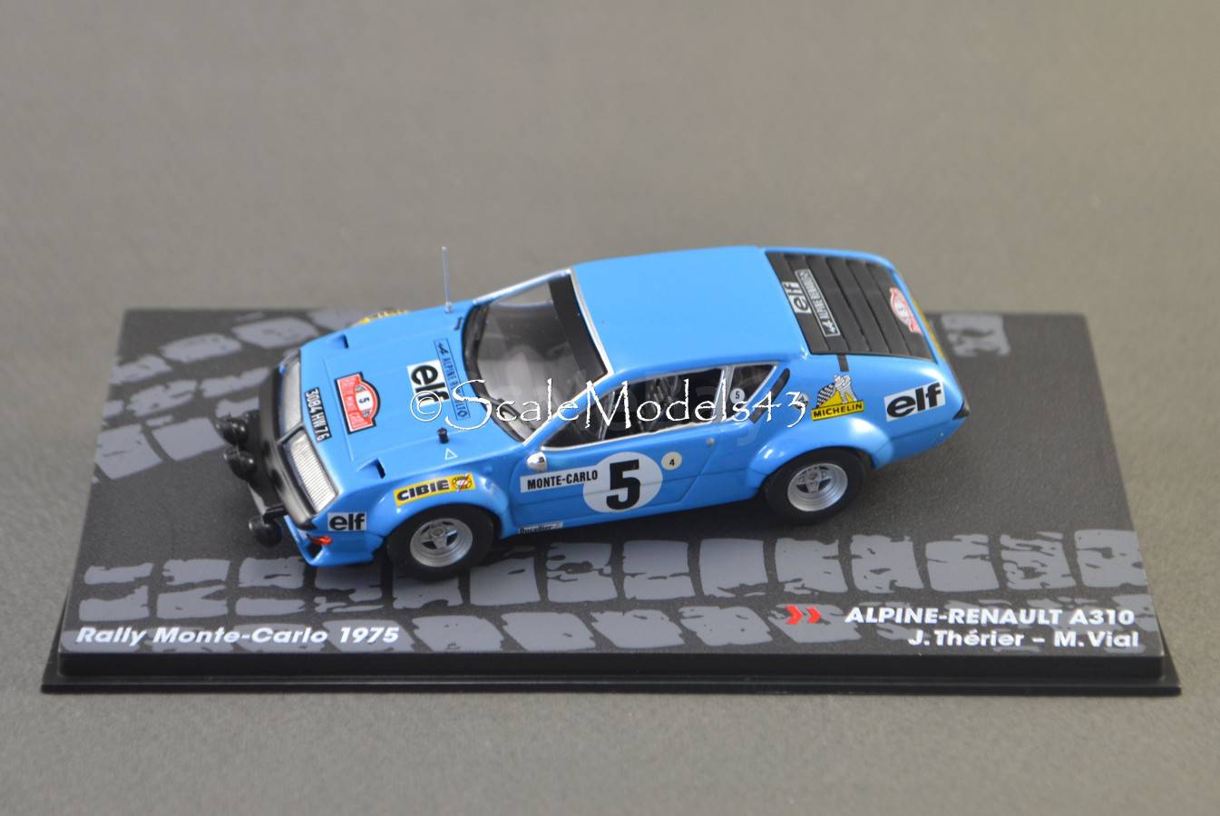 ALPINE RENAULT A310 n°5 rallye MONTE CARLO 1975 1/18 Therier / Vial EUR