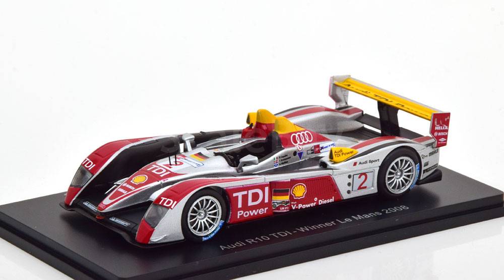 1:18 Spark 18LM08 McNish/Capello/Kristensen Audi R10 TDI #2 1st 24H Le