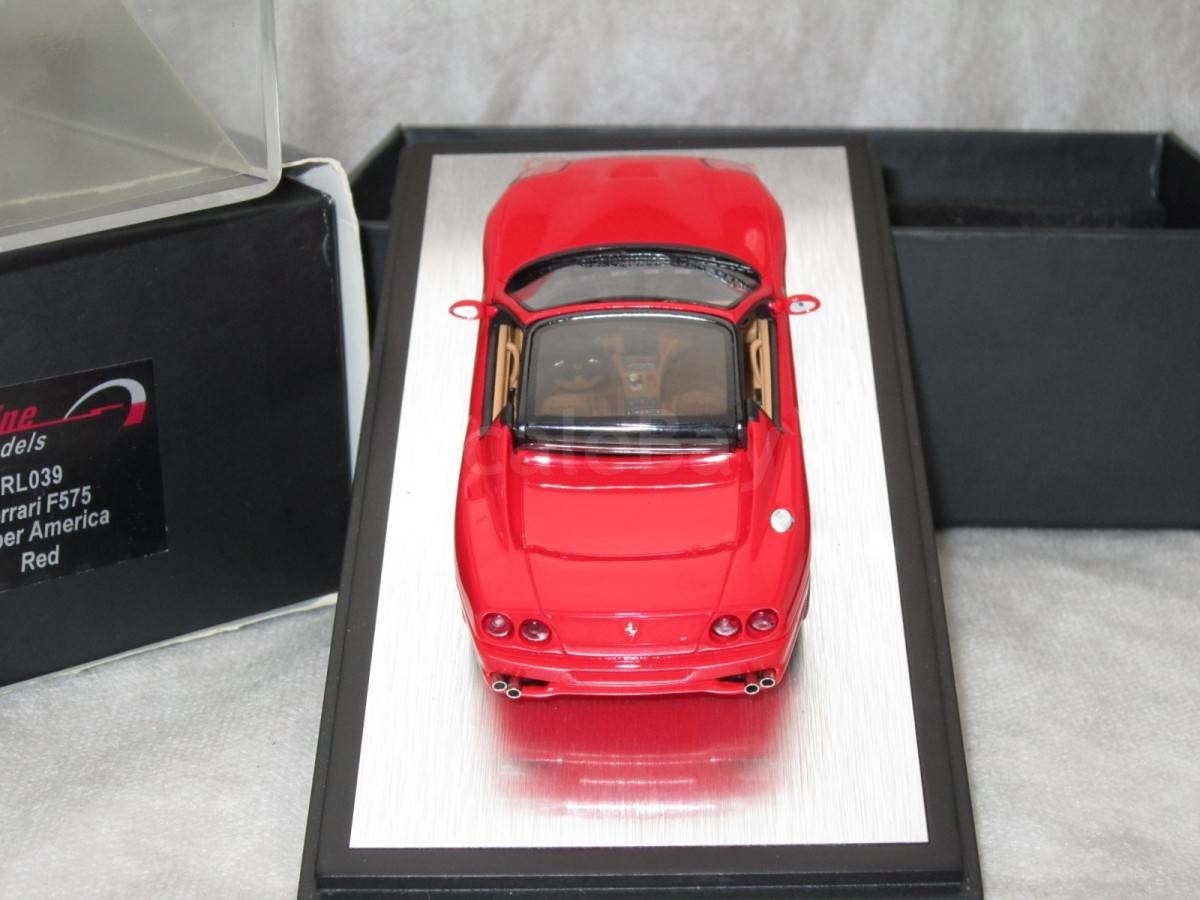 Ferrari F575 Super America 2004 – Red Line Models 1/43 – Résine Rouge – Occasion Comme Neuf