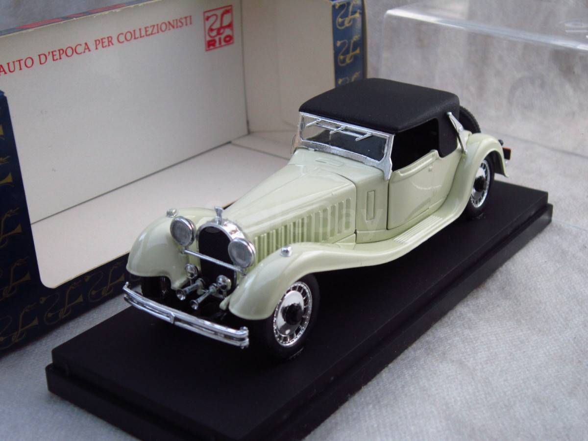 Rio 1/43 - Bugatti 41 Royale 1927 Noire et Jaune