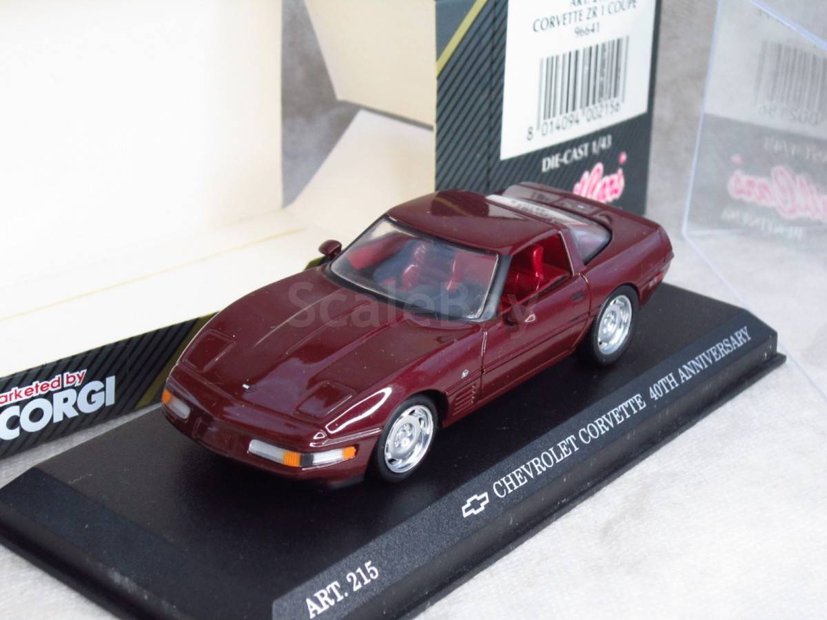 Voiture Detailcars Platinium Corvette Zr1 Coupe 1/43 Comme Neuf Avec