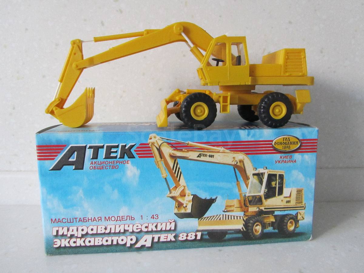 М 1:43. Модель экскаватора ЭО 4321. Киев. | Аукцион масштабных и ...