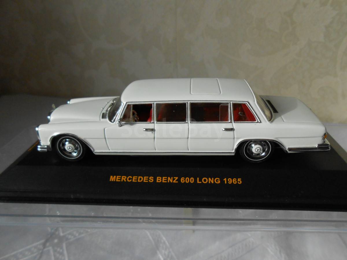 Mercedes-Benz 600 Long 1965 – Miniature Voiture IXO échelle 1/43 – Collection CLC118 – En Boîte (occasion)