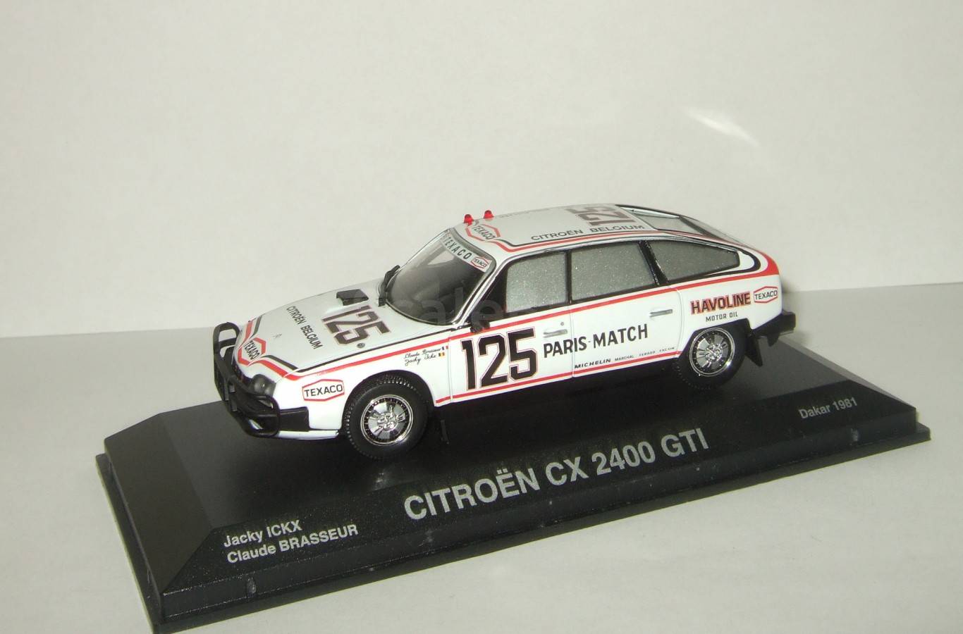 Die cast 1/43 Modellino Auto Citroen CX 2400 GTI Rally Paris Dakar 1981 J. Ickx