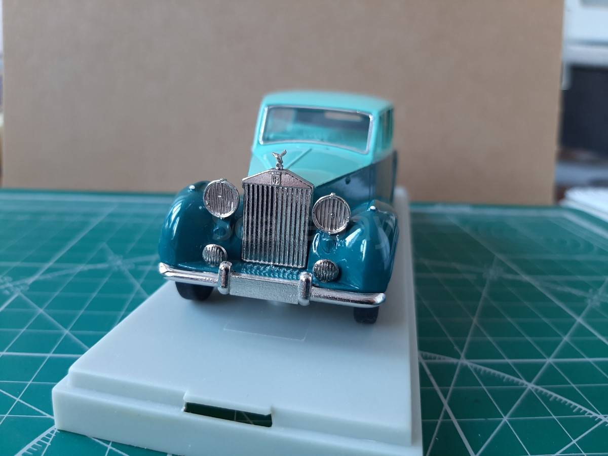 Miniature Rolls Royce Phantom IV Limousine Shah Of Kuwait Rextoys 1/43 Verte