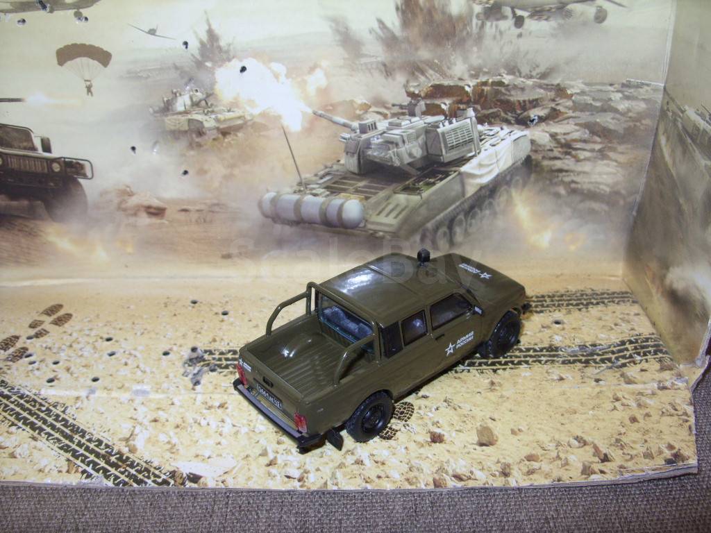 Ваз 2329 pickup военный | Аукцион масштабных и сборных моделей