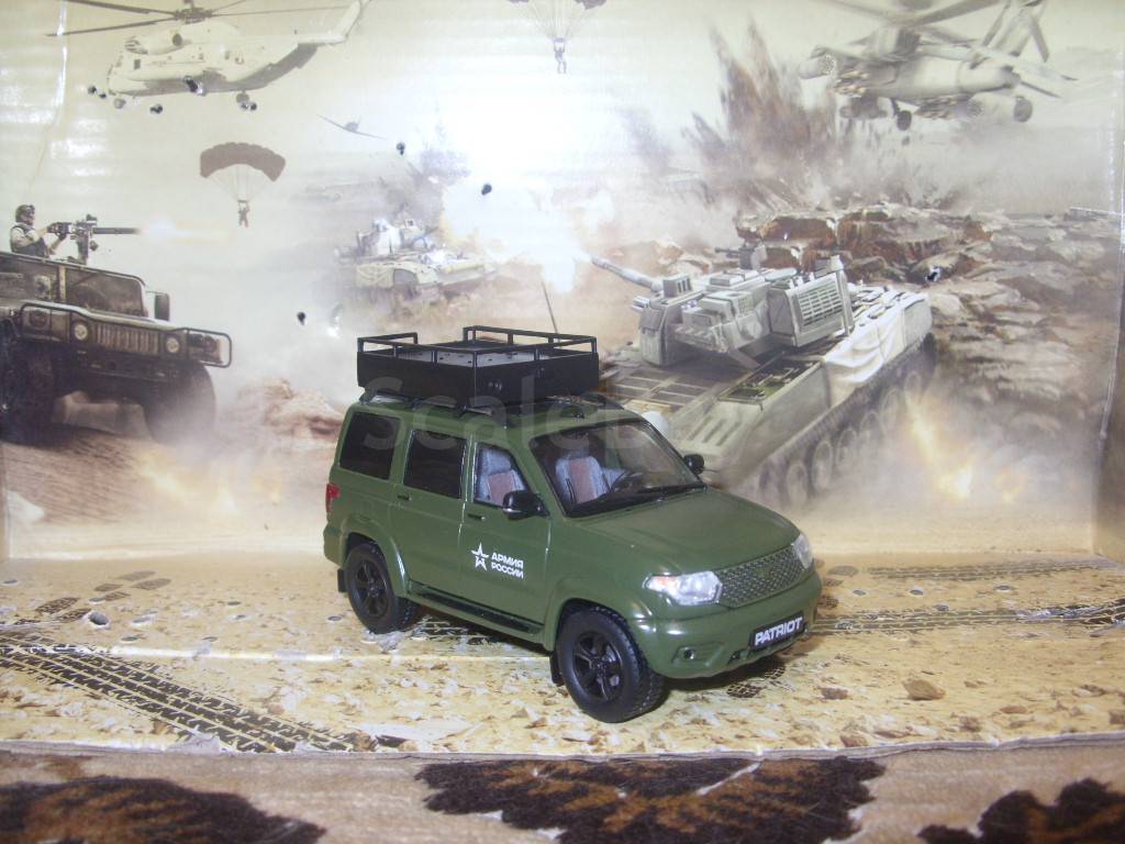 УАЗ-патриот армия России/ | Аукцион масштабных и сборных моделей