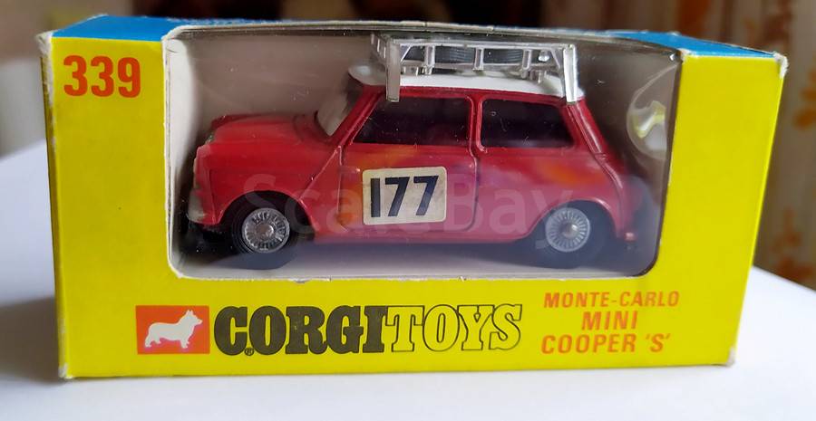 corgi toys mini cooper monte carlo