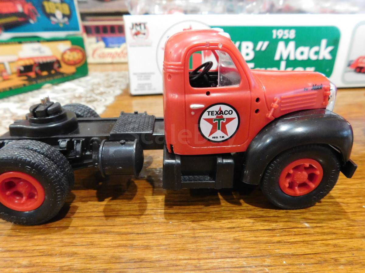 1958 Texaco Oil B MACK Tanker Truck - New In Box Zambia - Foto 3